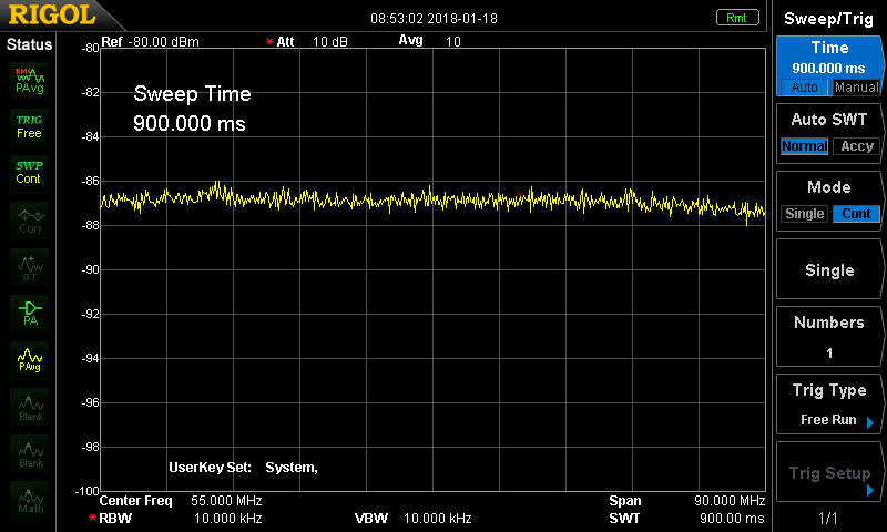 10-1600 MHz; ~ 15 dB ENR, SMA Noise Source Generator Noise Figure Measure 